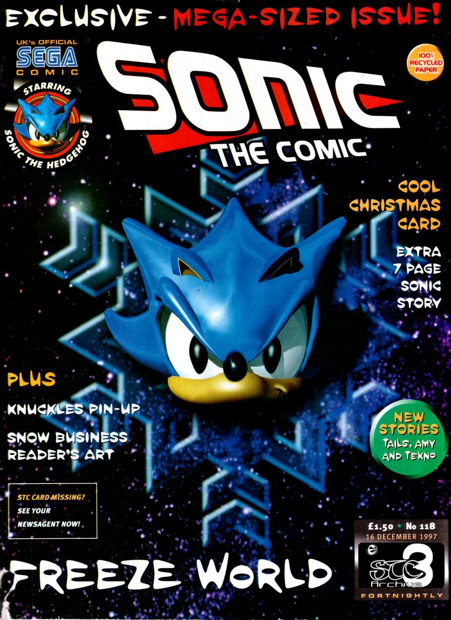 Sonic - The Comic Issue No. 118 Cover Page